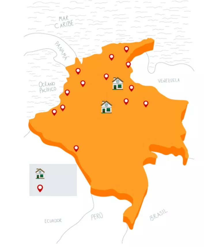 PBI Colombia Donde Trabajamos 2025